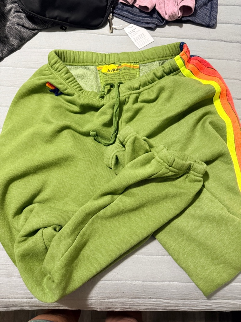 Aviator Nation army and camo mixed set 2 crews and 1 sweat pant - Picture 3 of 8